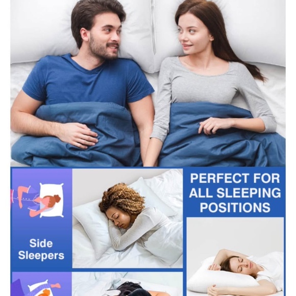 Goose feather and down pillows x2 - Picture 3 of 5